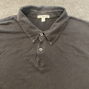 James Perse Standard Supima Cotton Polo Golf Casual Shirt Mens Size 3 Large